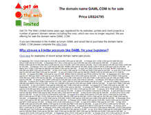 Tablet Screenshot of gaml.com